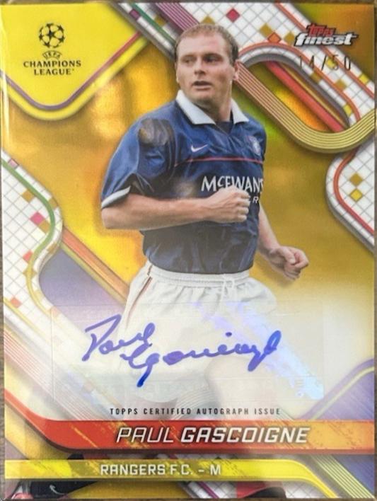Paul Gascoigne [Gold Refractor] #BA-PG