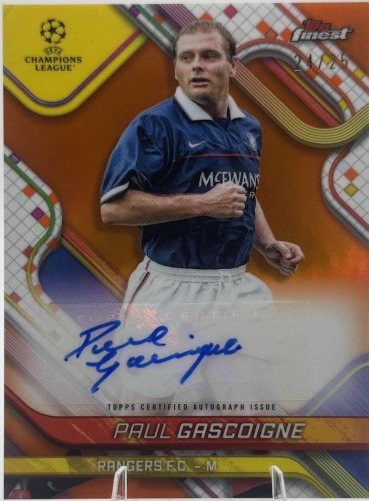 Paul Gascoigne [Orange Refractor] #BA-PG