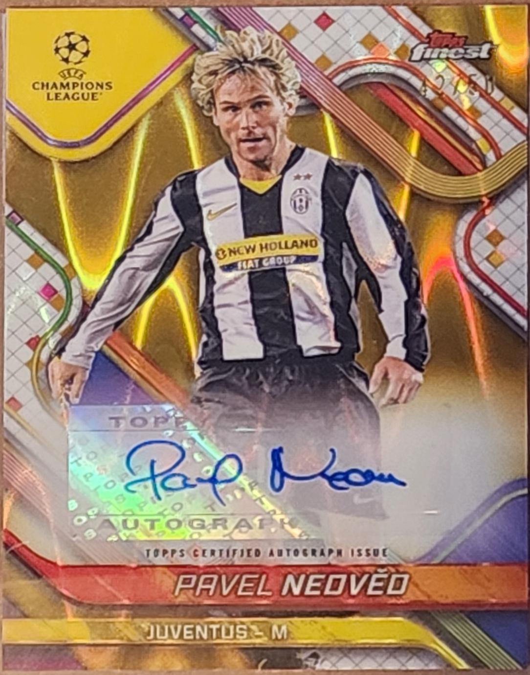 Pavel Nedved [Gold Refractor] #BA-PN