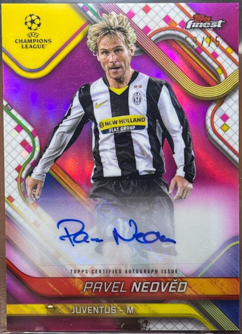 Pavel Nedved [Magenta Refractor] #BA-PN