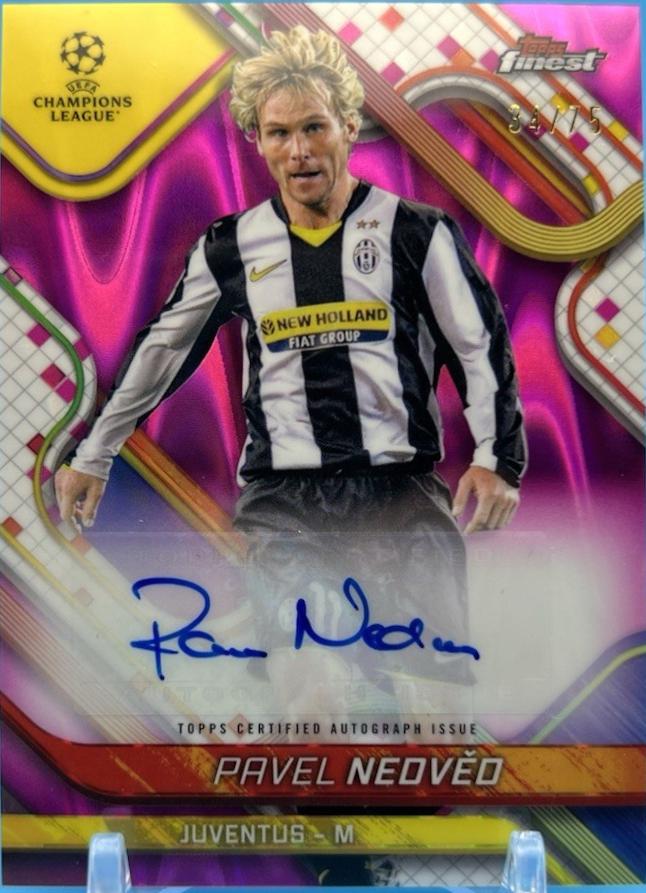 Pavel Nedved [Magenta Wave Refractor] #BA-PN