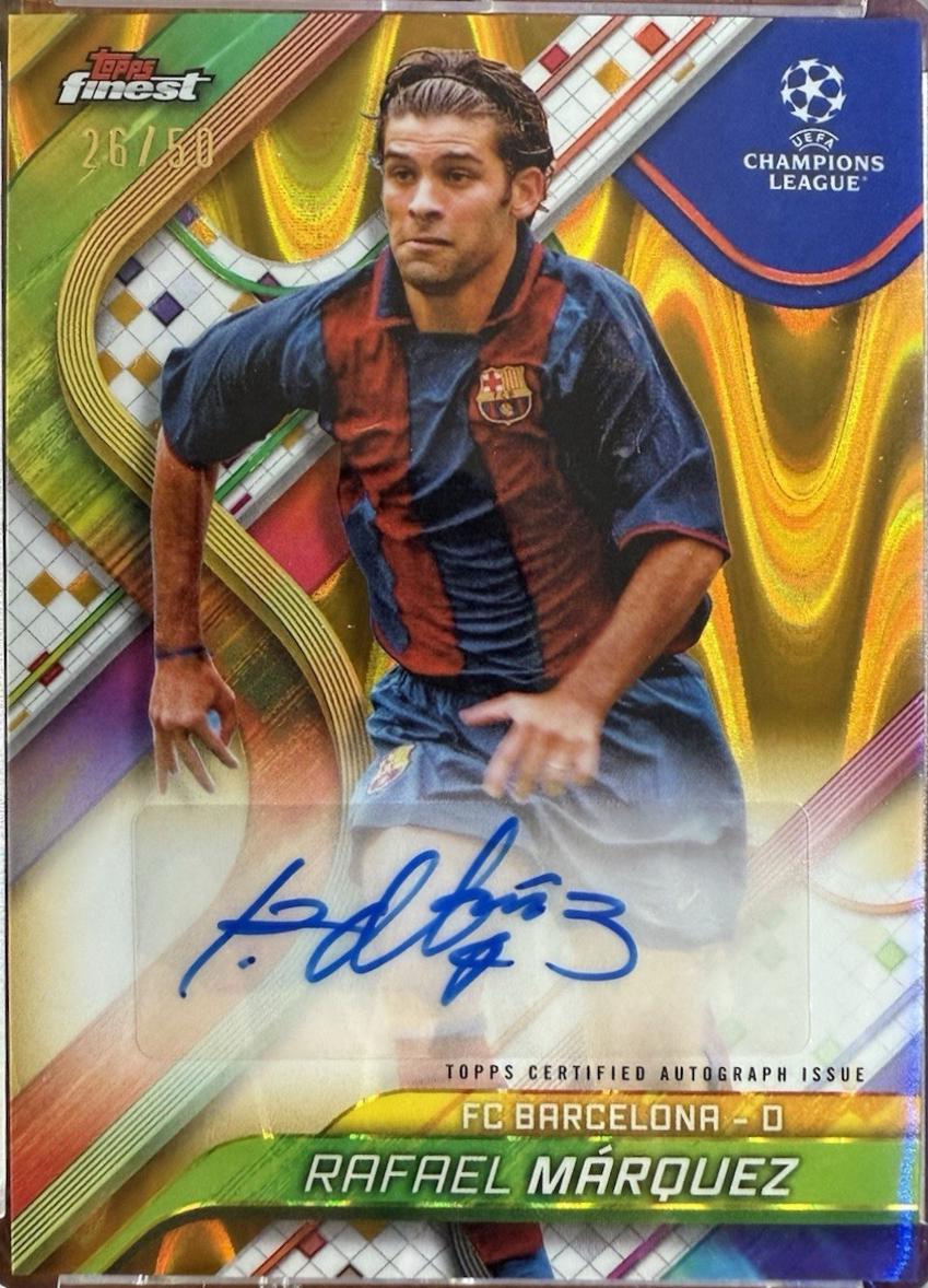 Rafael Marquez [Gold Refractor] #BA-MQ