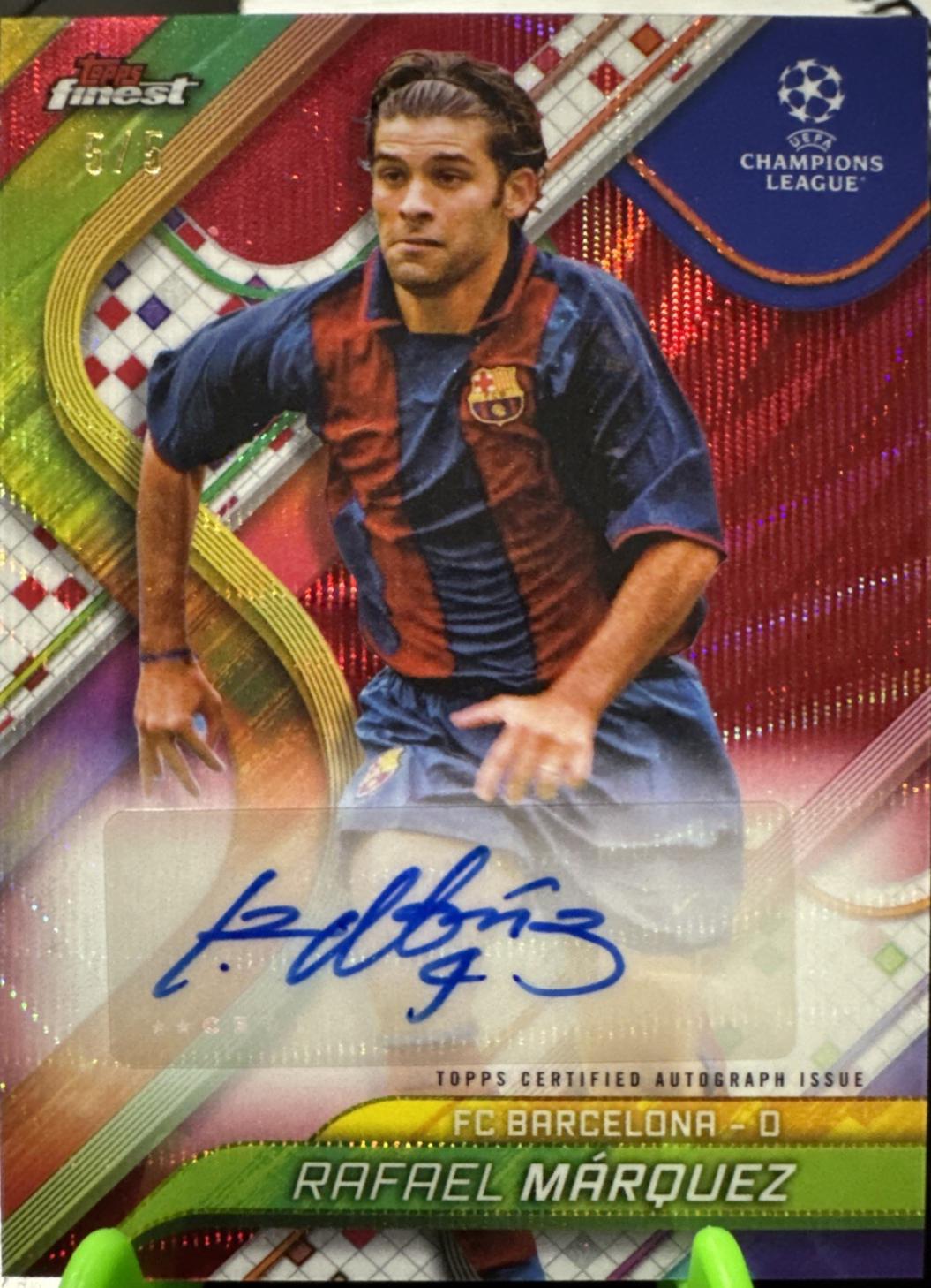Rafael Marquez [Red Wave Refractor] #BA-MQ