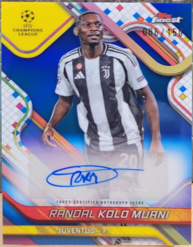 Randal Kolo Muani [Blue Refractor] #BA-RK