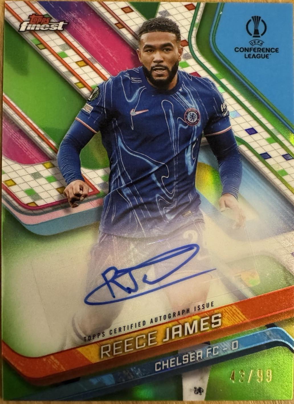 Reece James [Neon Green Refractor] #BA-RJ