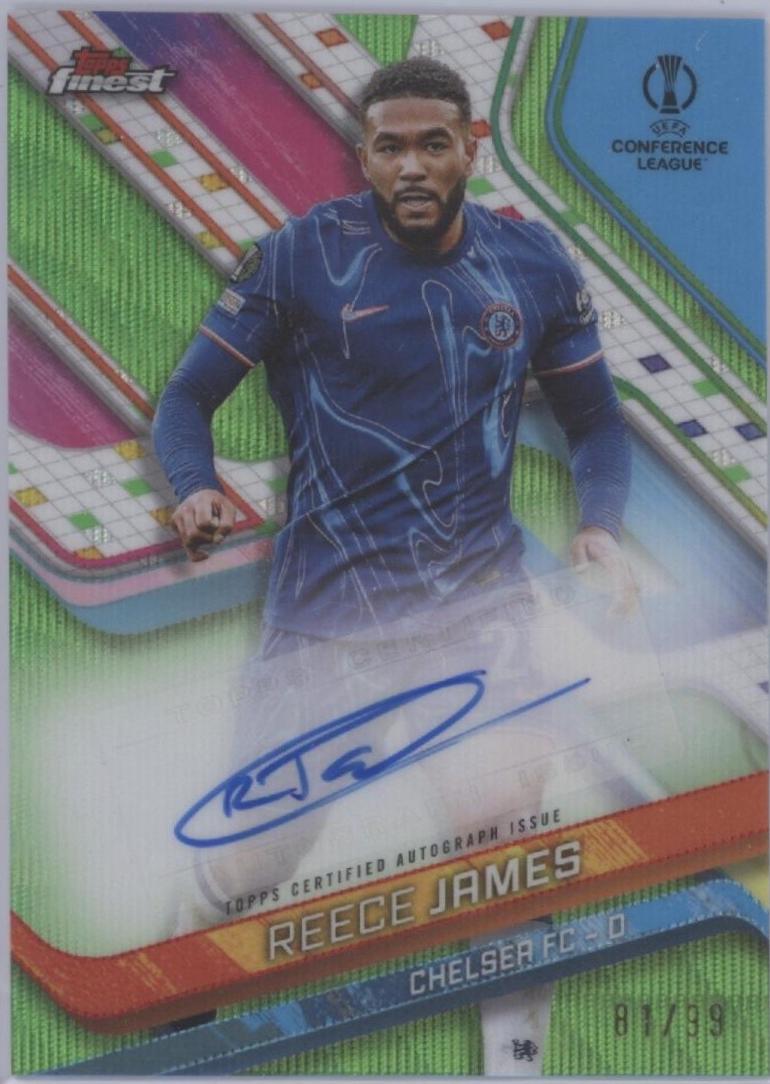 Reece James [Neon Green Wave Refractor] #BA-RJ