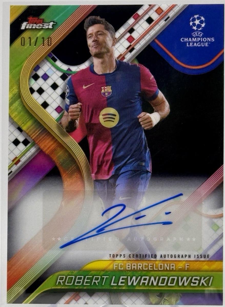 Robert Lewandowski [Black Refractor] #BA-LW