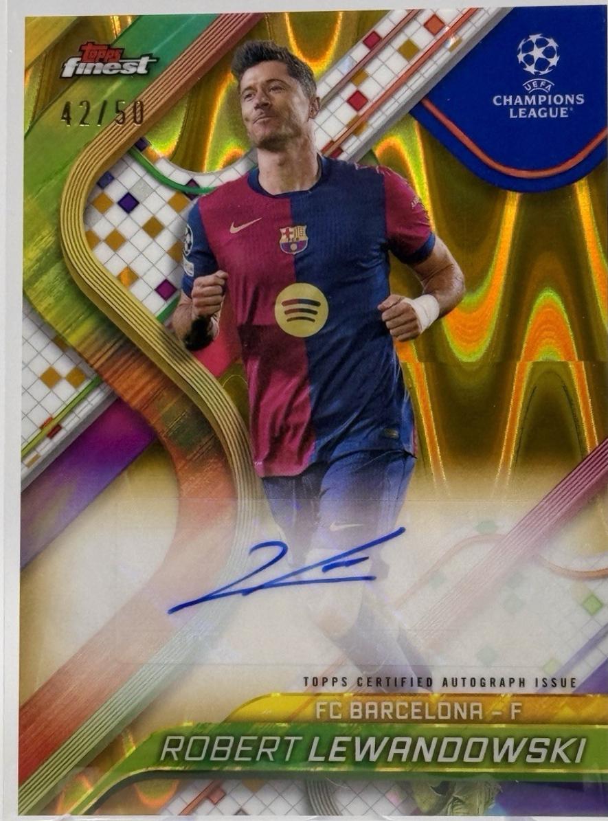 Robert Lewandowski [Gold Wave Refractor] #BA-LW