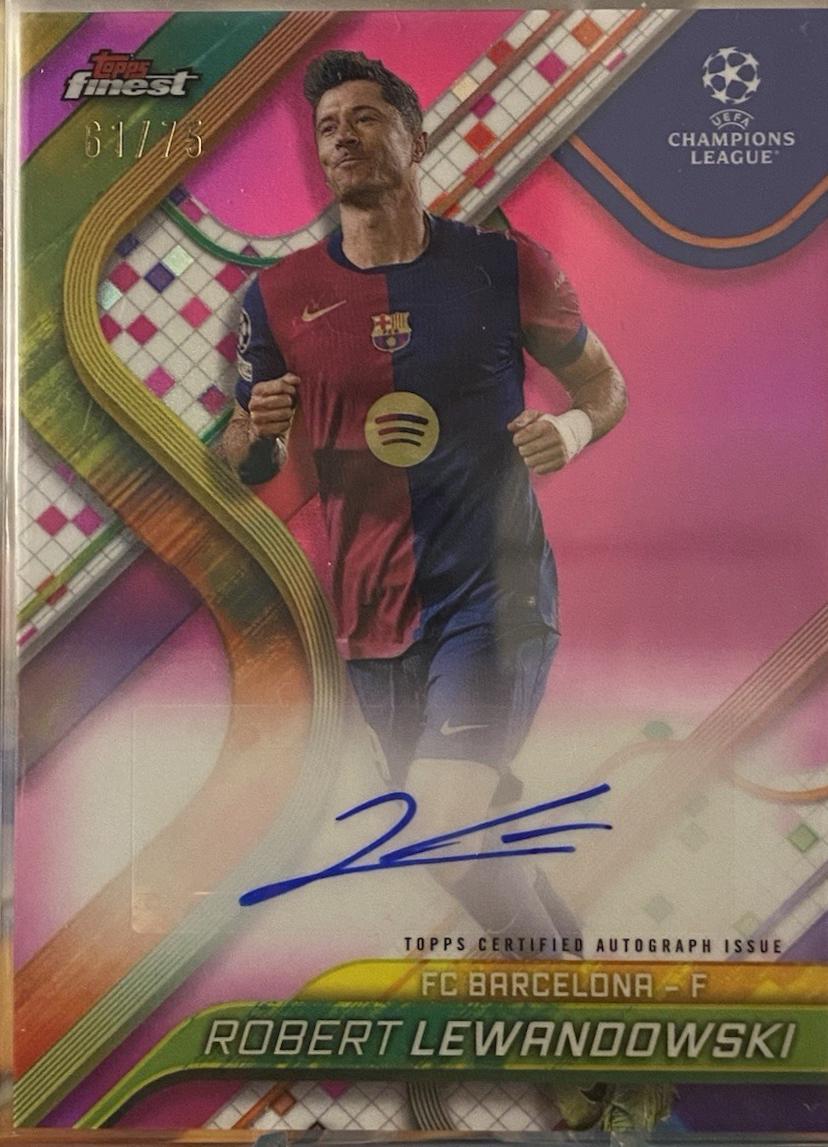 Robert Lewandowski [Magenta Refractor] #BA-LW