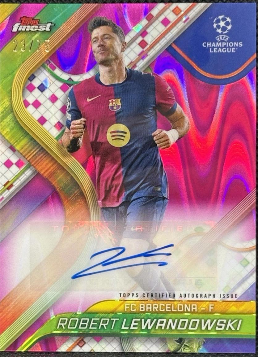 Robert Lewandowski [Magenta Wave Refractor] #BA-LW