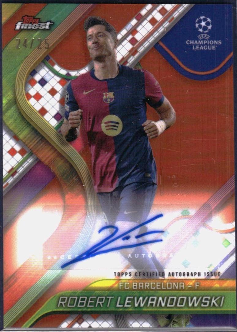 Robert Lewandowski [Orange Refractor] #BA-LW