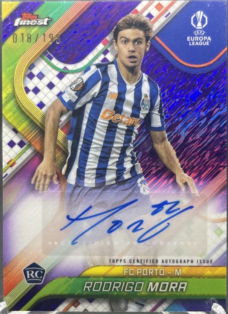 Rodrigo Mora [Purple Shimmer Refractor] #BA-RM