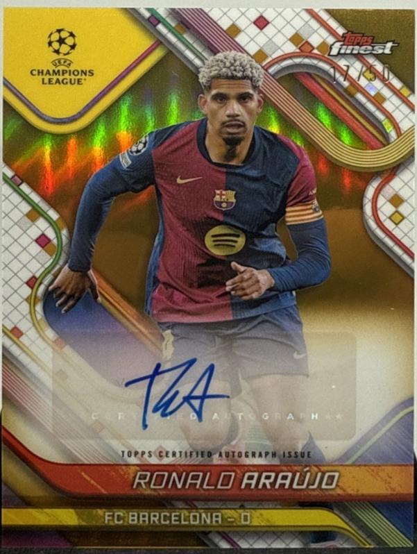 Ronald Araujo [Gold Refractor] #BA-UJ