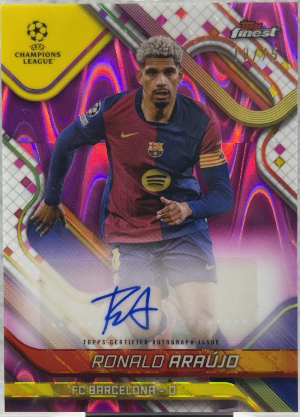 Ronald Araujo [Magenta Refractor] #BA-UJ