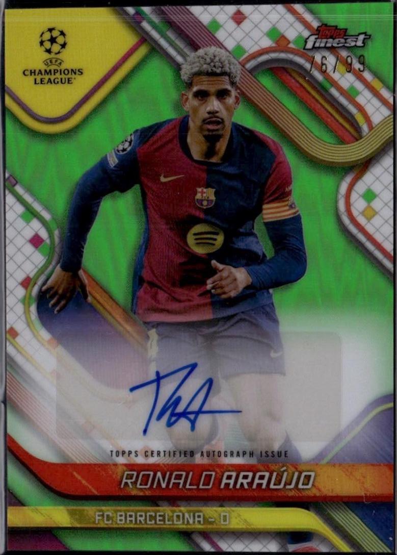 Ronald Araujo [Neon Green Wave Refractor] #BA-UJ