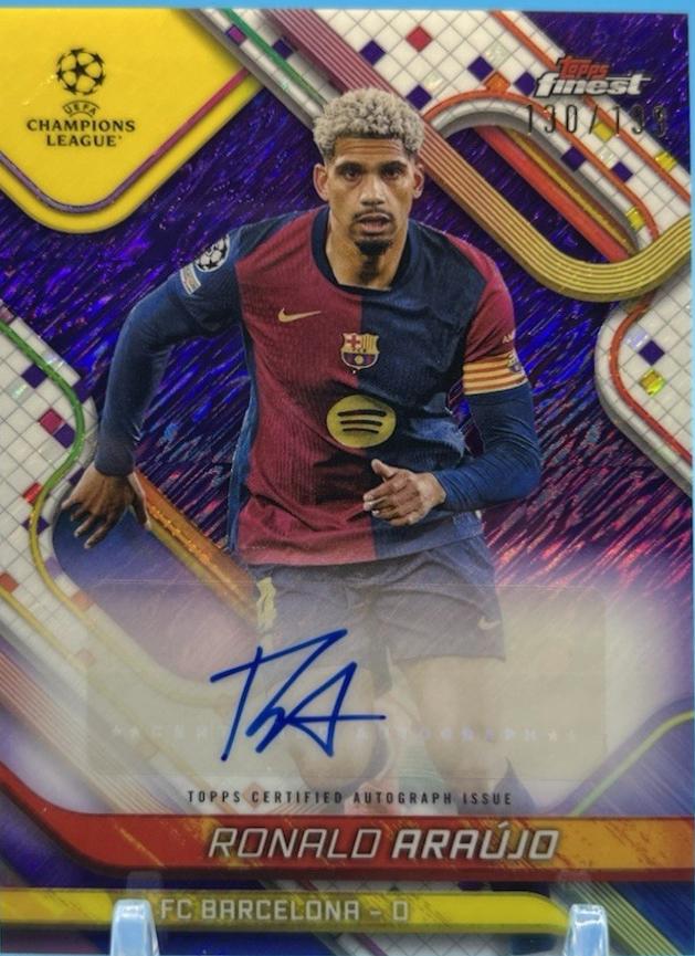 Ronald Araujo [Purple Shimmer Refractor] #BA-UJ