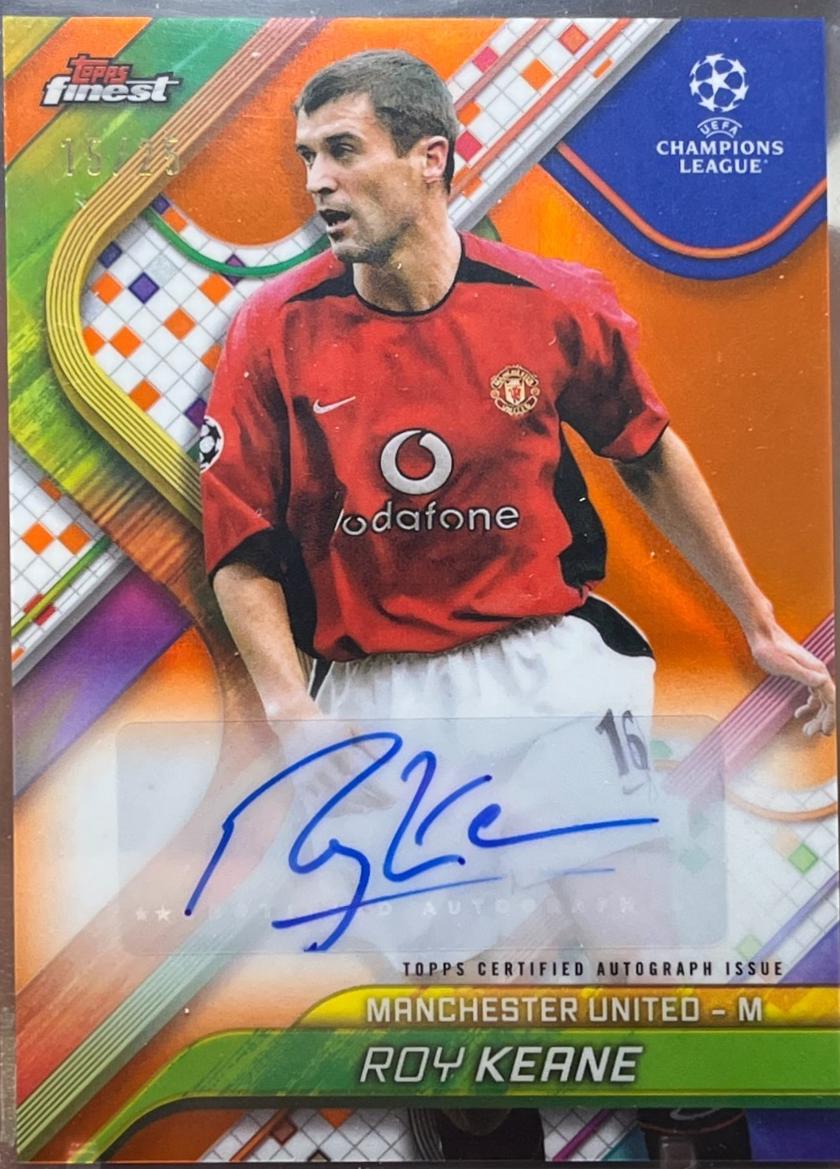 Roy Keane [Orange Refractor] #BA-MU