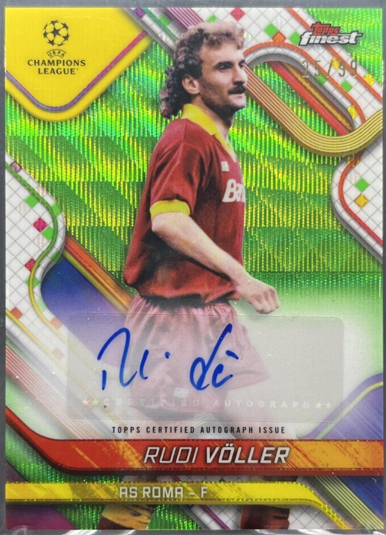 Rudi Voller [Neon Green Wave Refractor] #BA-VO