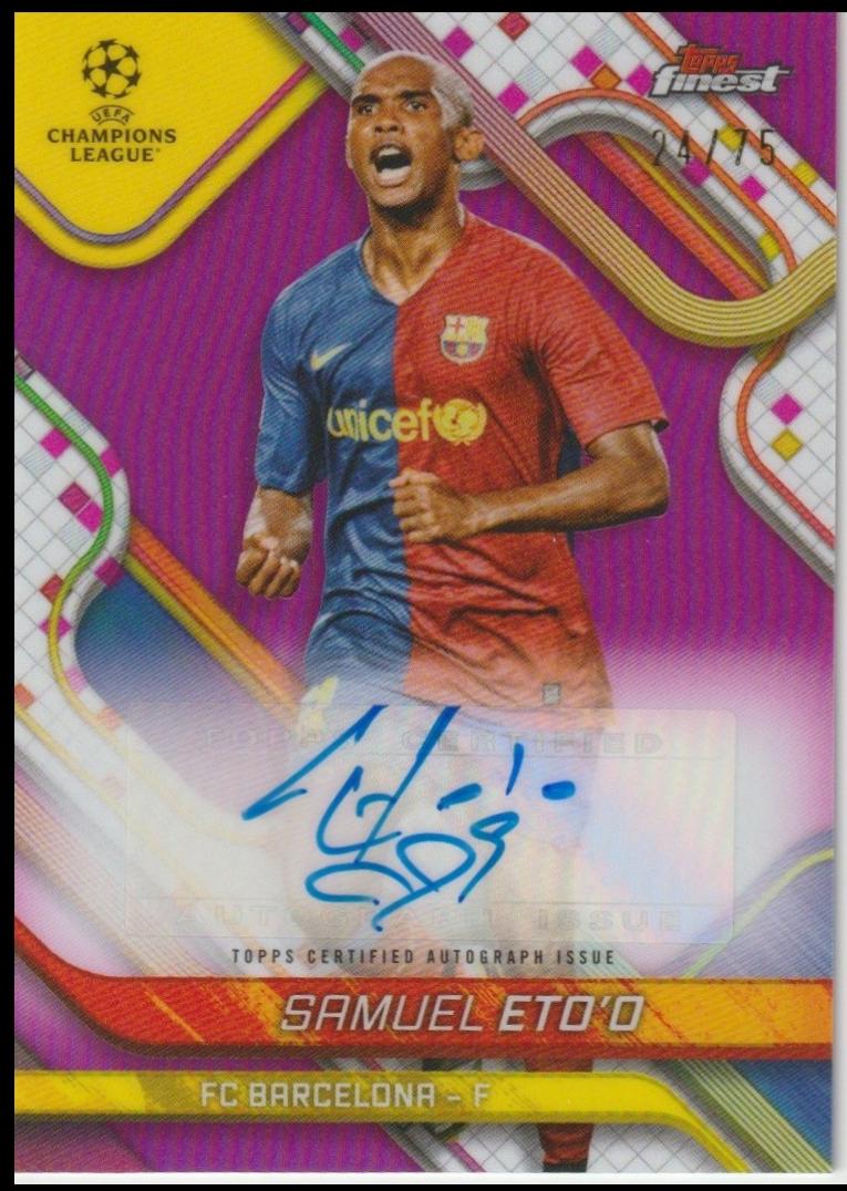 Samuel Eto'o [Magenta Refractor] #BA-EO