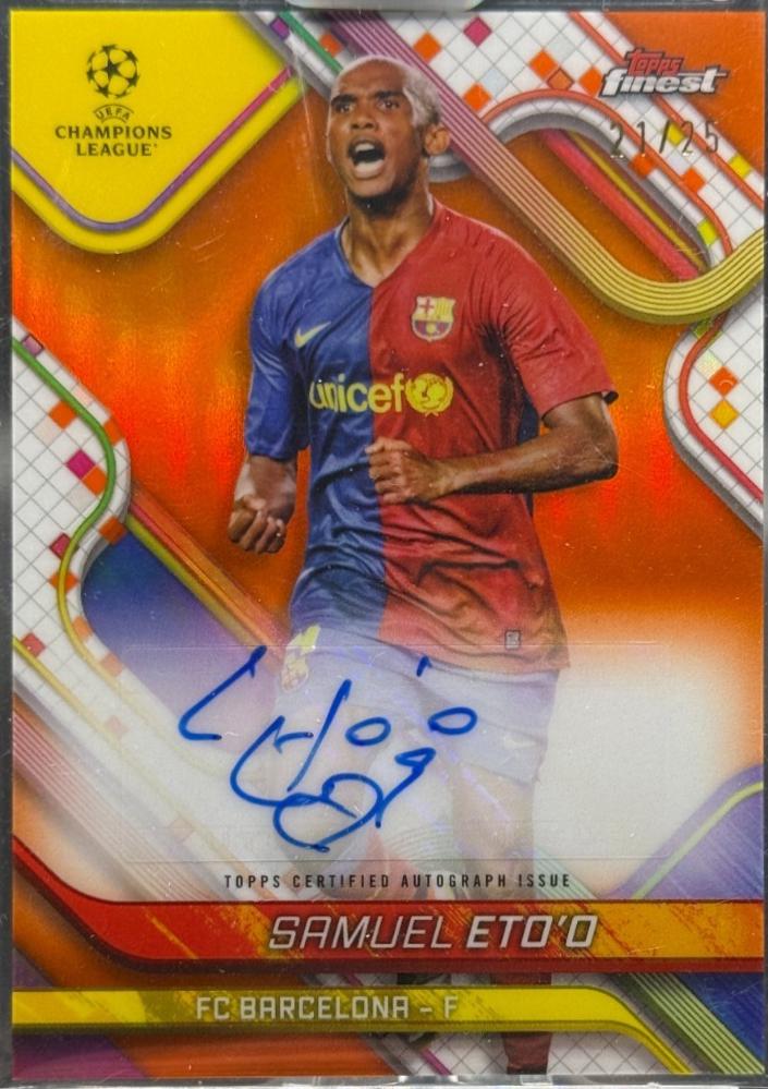 Samuel Eto'o [Orange Refractor] #BA-EO