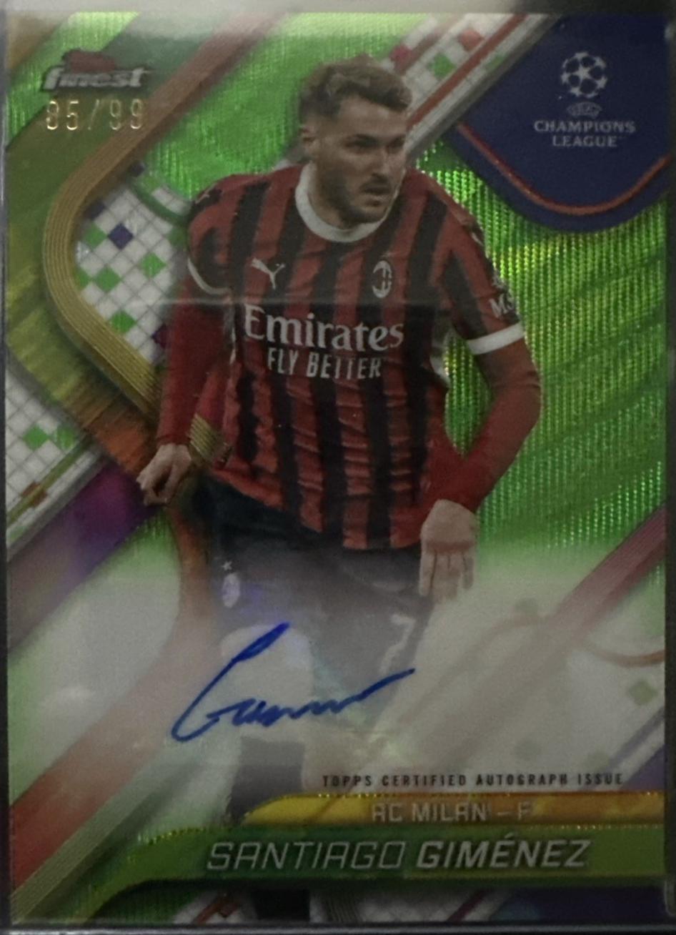 Santiago Gimenez [Neon Green Refractor] #BA-SG