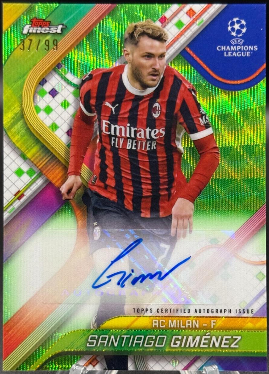 Santiago Gimenez [Neon Green Wave Refractor] #BA-SG