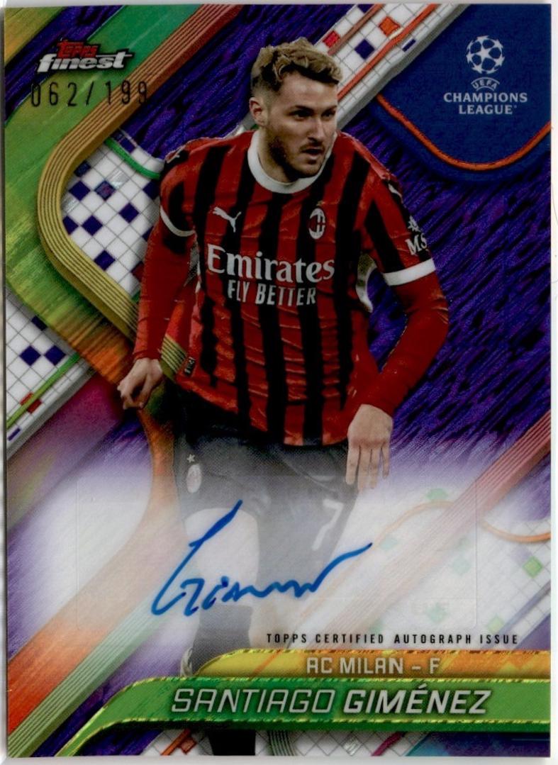 Santiago Gimenez [Purple Shimmer Refractor] #BA-SG