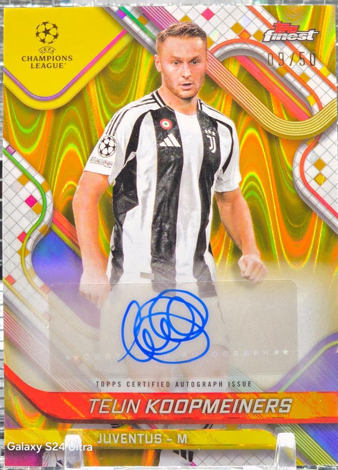 Teun Koopmeiners [Gold Wave Refractor] #BA-OO