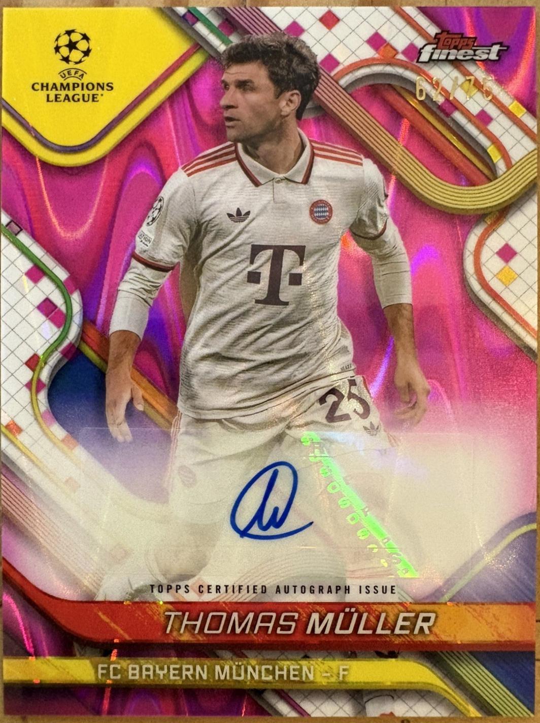 Thomas Muller [Magenta Wave Refractor] #BA-TM