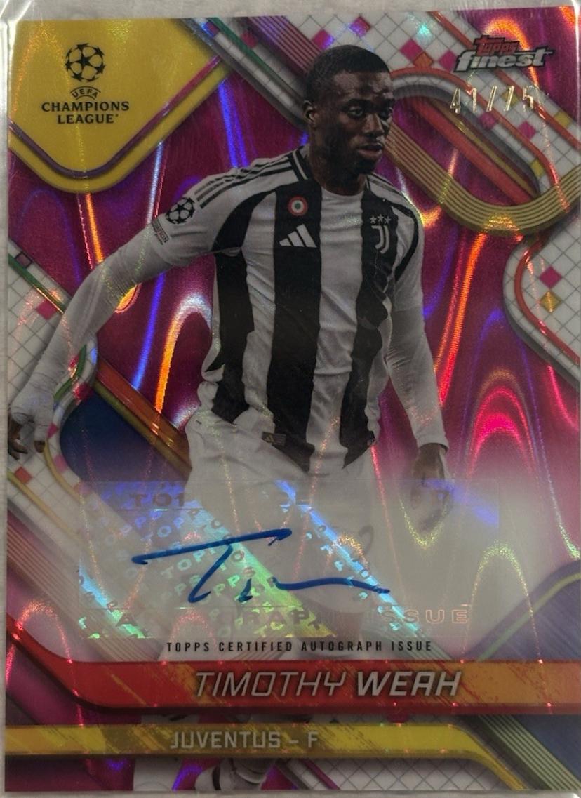 Timothy Weah [Magenta Refractor] #BA-TW