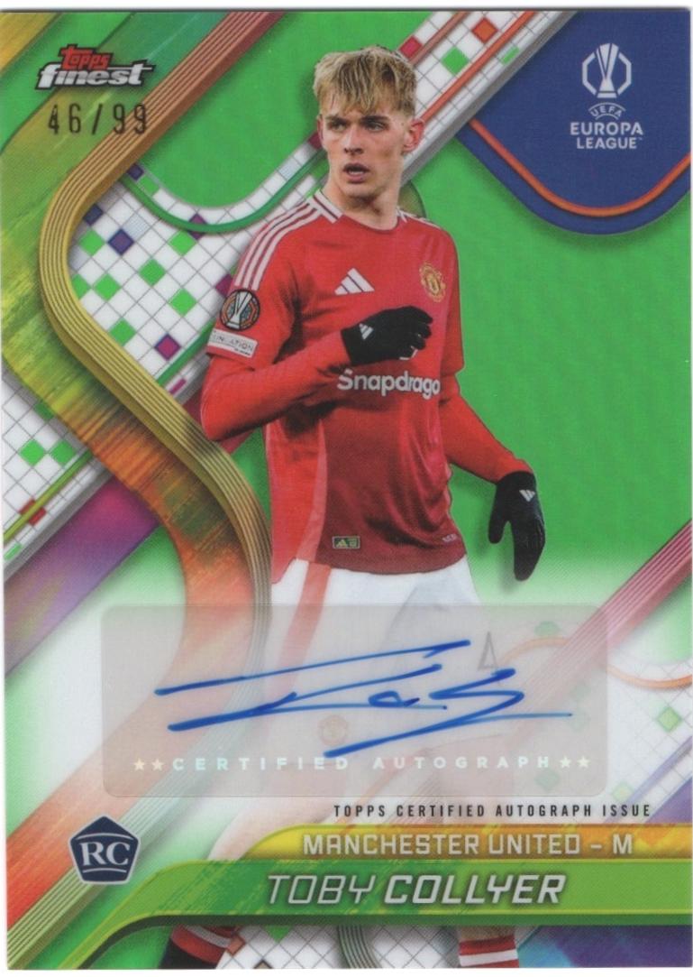 Toby Collyer [Neon Green Refractor] #BA-TC
