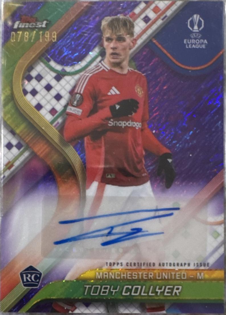 Toby Collyer [Purple Shimmer Refractor] #BA-TC