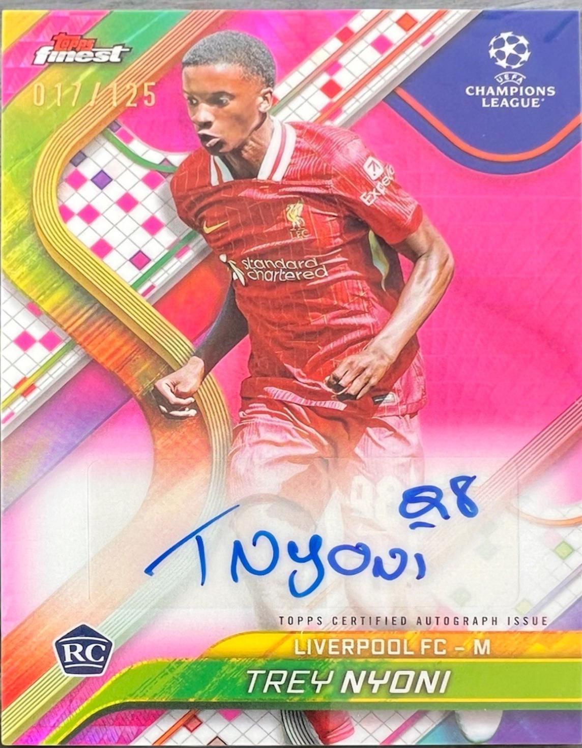 Trey Nyoni [Pink Prism Refractor] #BA-TN
