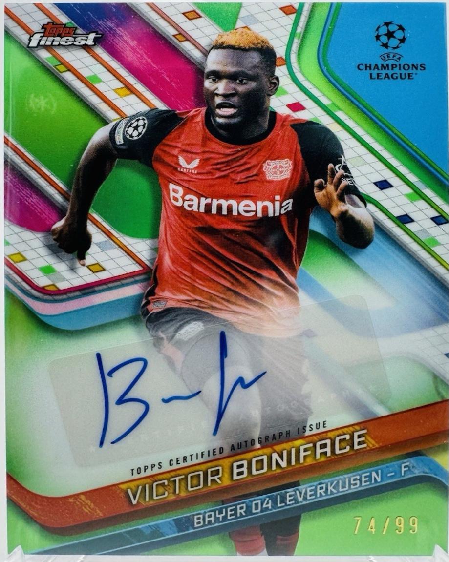 Victor Boniface [Neon Green Refractor] #BA-VB