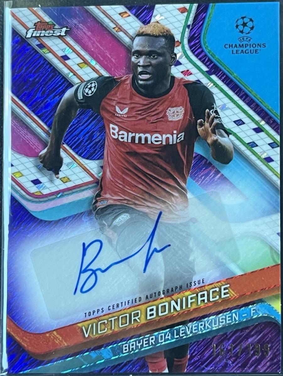 Victor Boniface [Purple Shimmer Refractor] #BA-VB