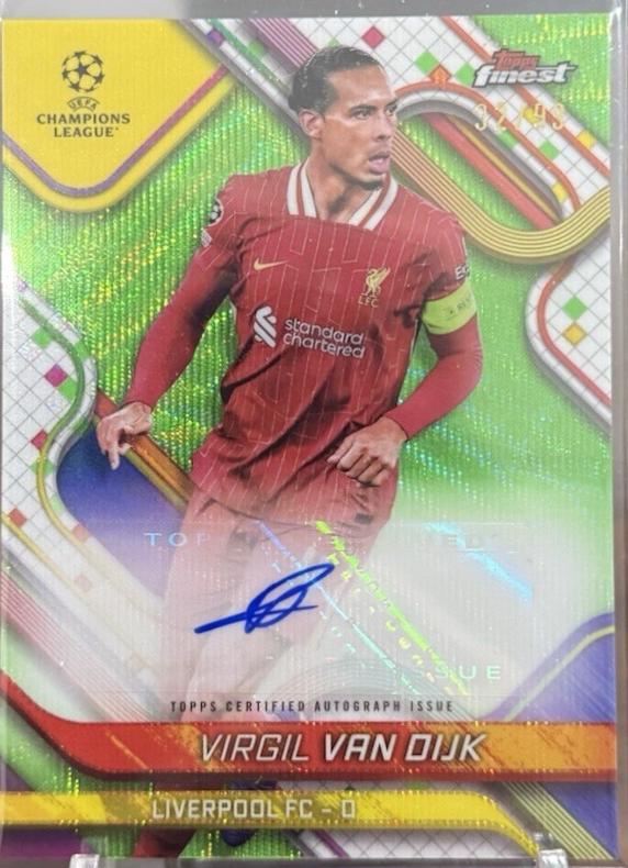 Virgil van Dijk [Neon Green Refractor] #BA-VV