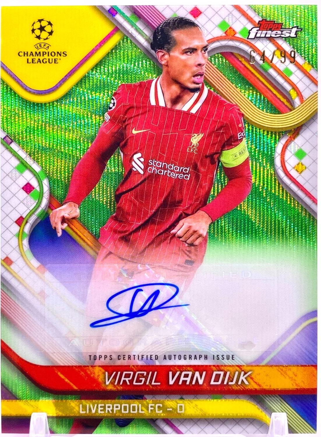 Virgil van Dijk [Neon Green Wave Refractor] #BA-VV