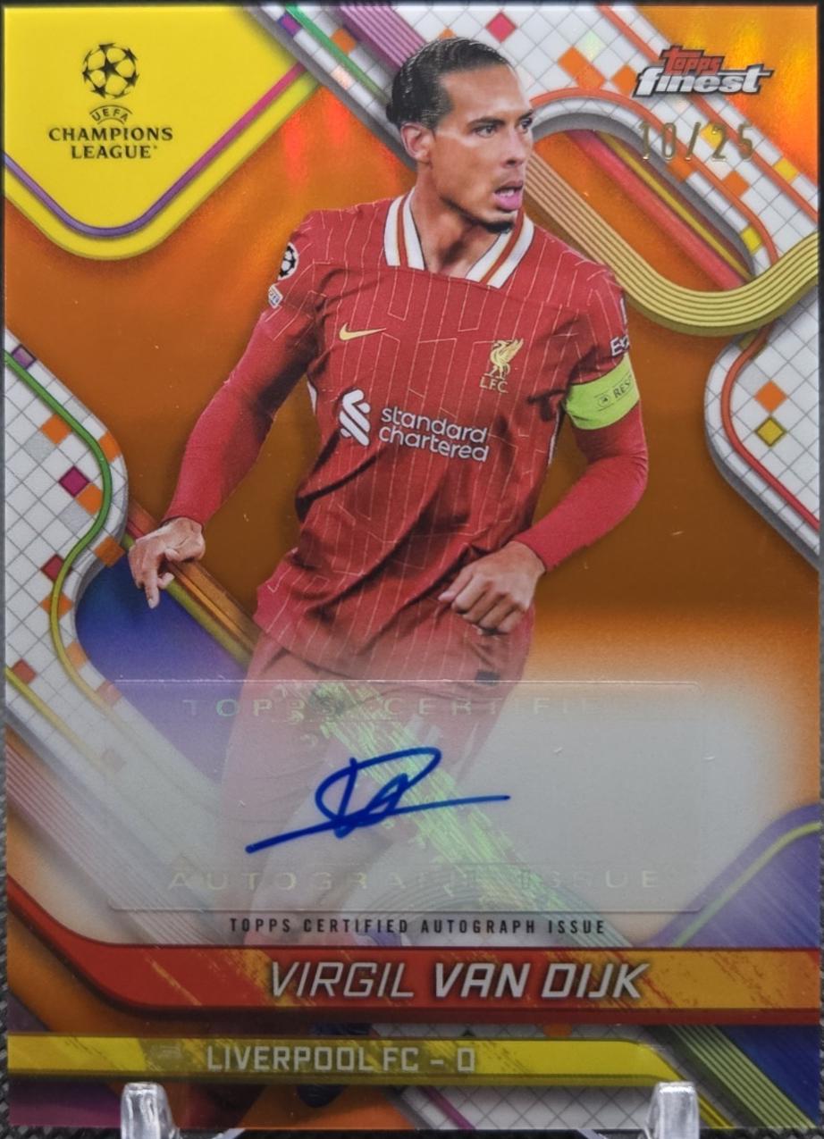 Virgil van Dijk [Orange Refractor] #BA-VV
