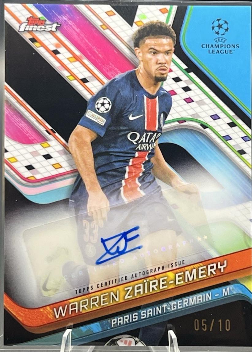Warren Zaire-Emery [Black Refractor] #BA-WZ