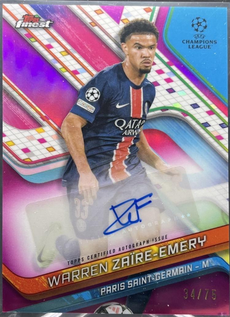 Warren Zaire-Emery [Magenta Refractor] #BA-WZ