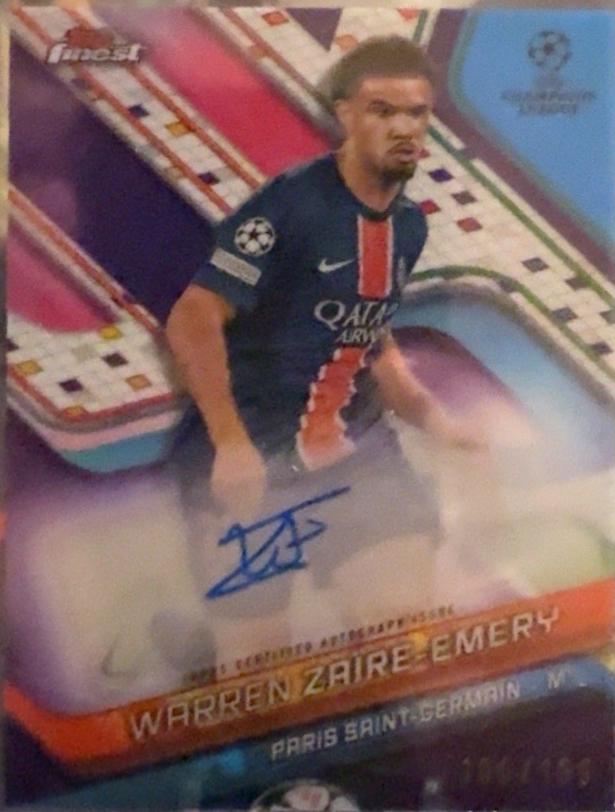 Warren Zaire-Emery [Purple Shimmer Refractor] #BA-WZ