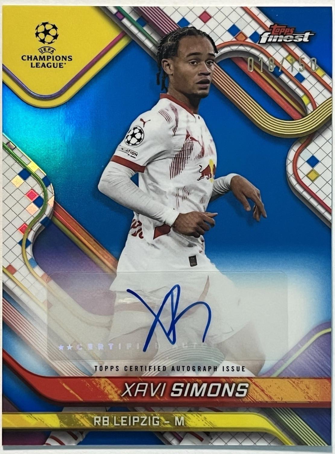Xavi Simons [Blue Refractor] #BA-XS