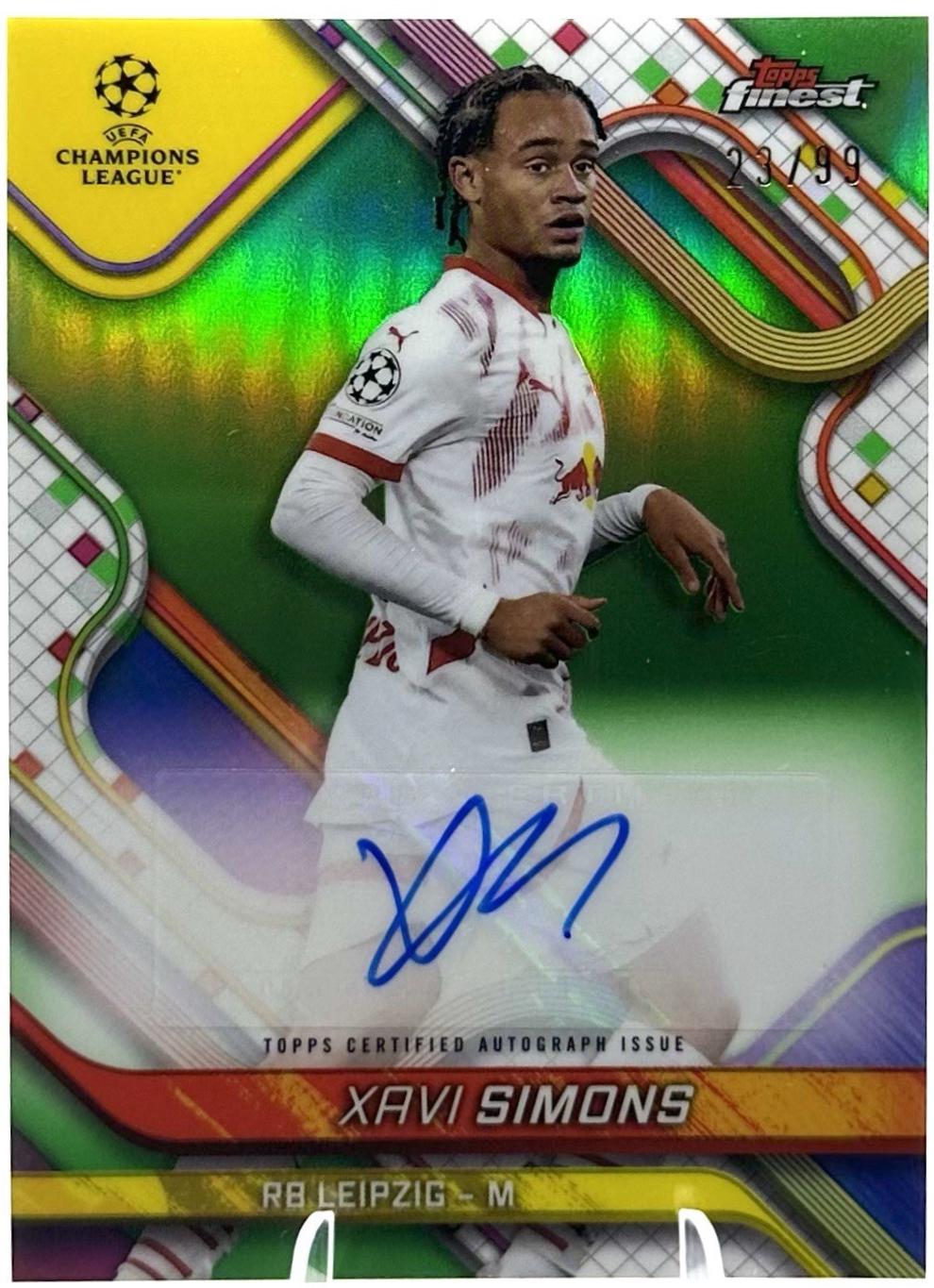 Xavi Simons [Neon Green Refractor] #BA-XS