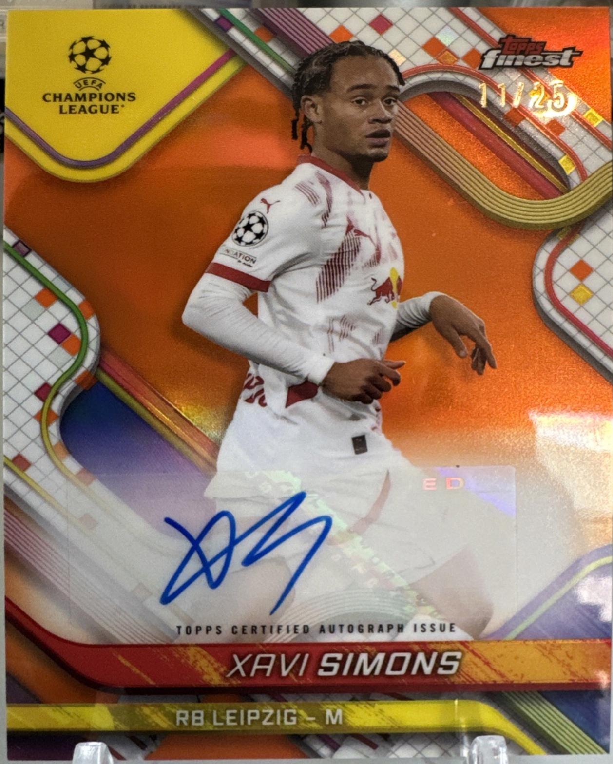 Xavi Simons [Orange Refractor] #BA-XS