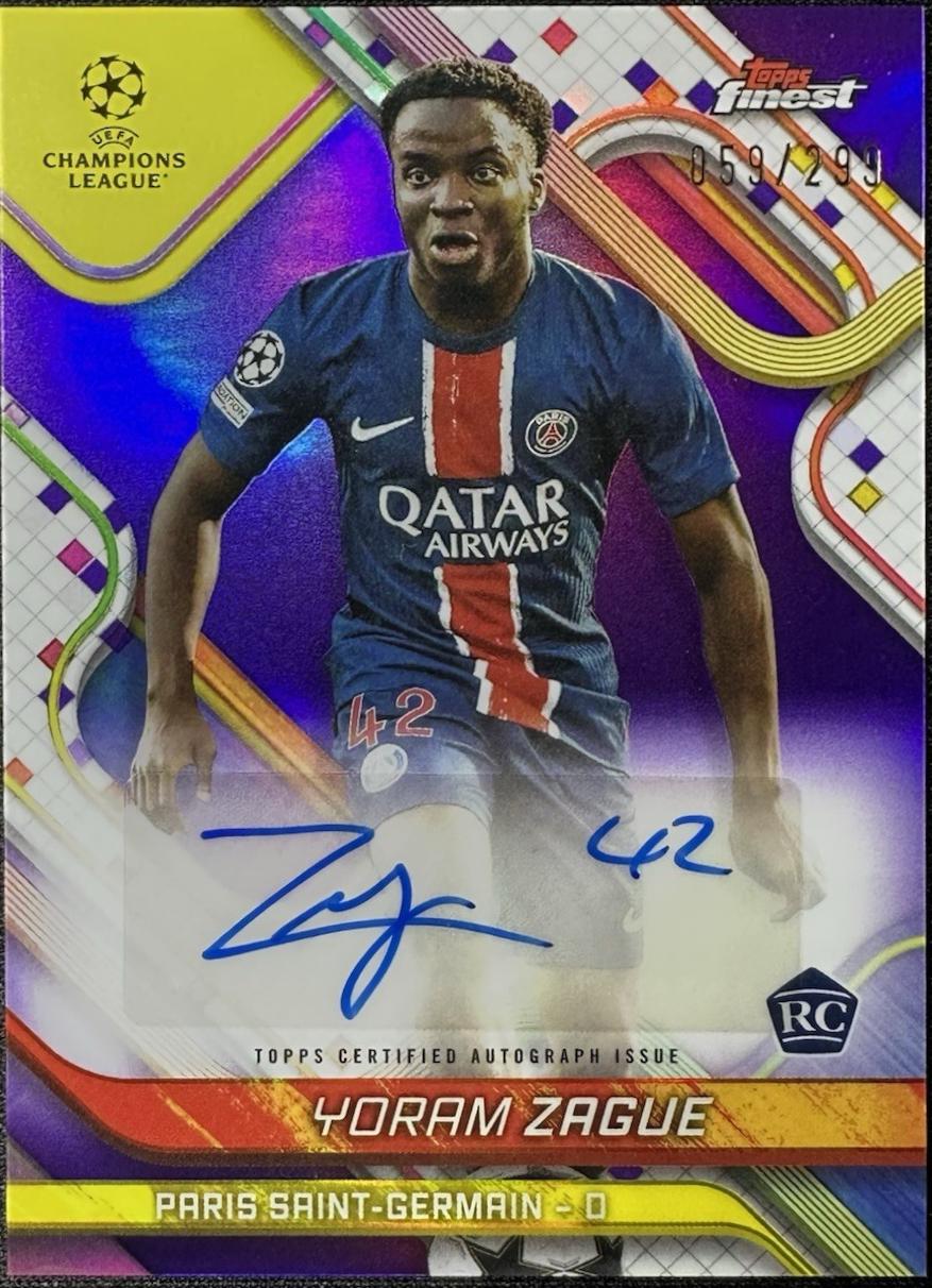 Yoram Zague [Purple Refractor] #BA-YZ