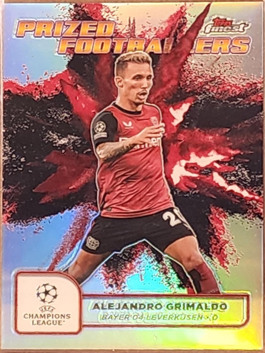 Alejandro Grimaldo [Black Red Refractor Fusion Variation] #PFF-5