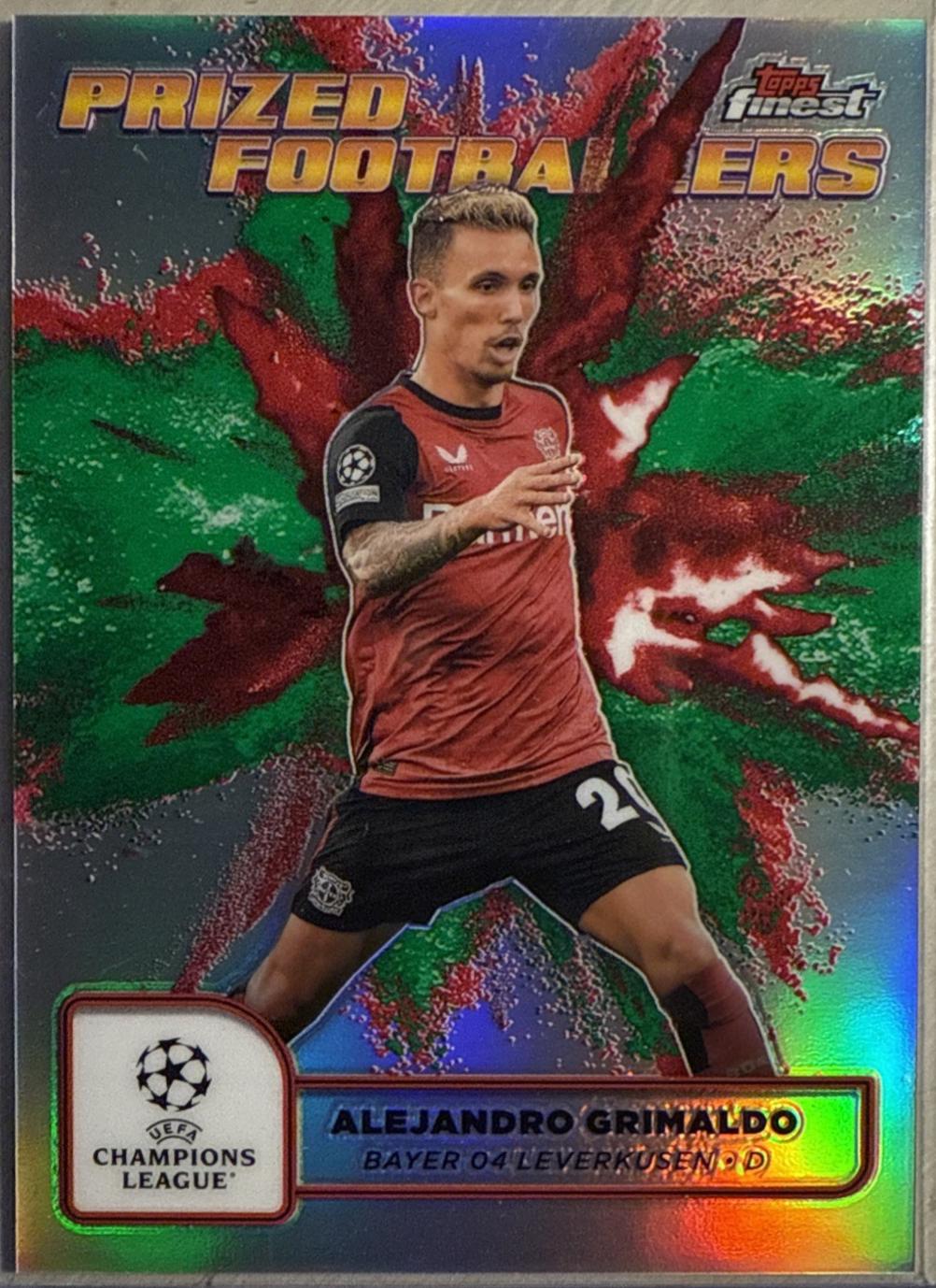 Alejandro Grimaldo [Green Red Refractor Fusion Variation] #PFF-5