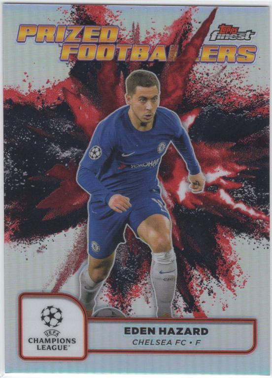 Eden Hazard [Black Red Refractor Fusion Variation] #PFF-18