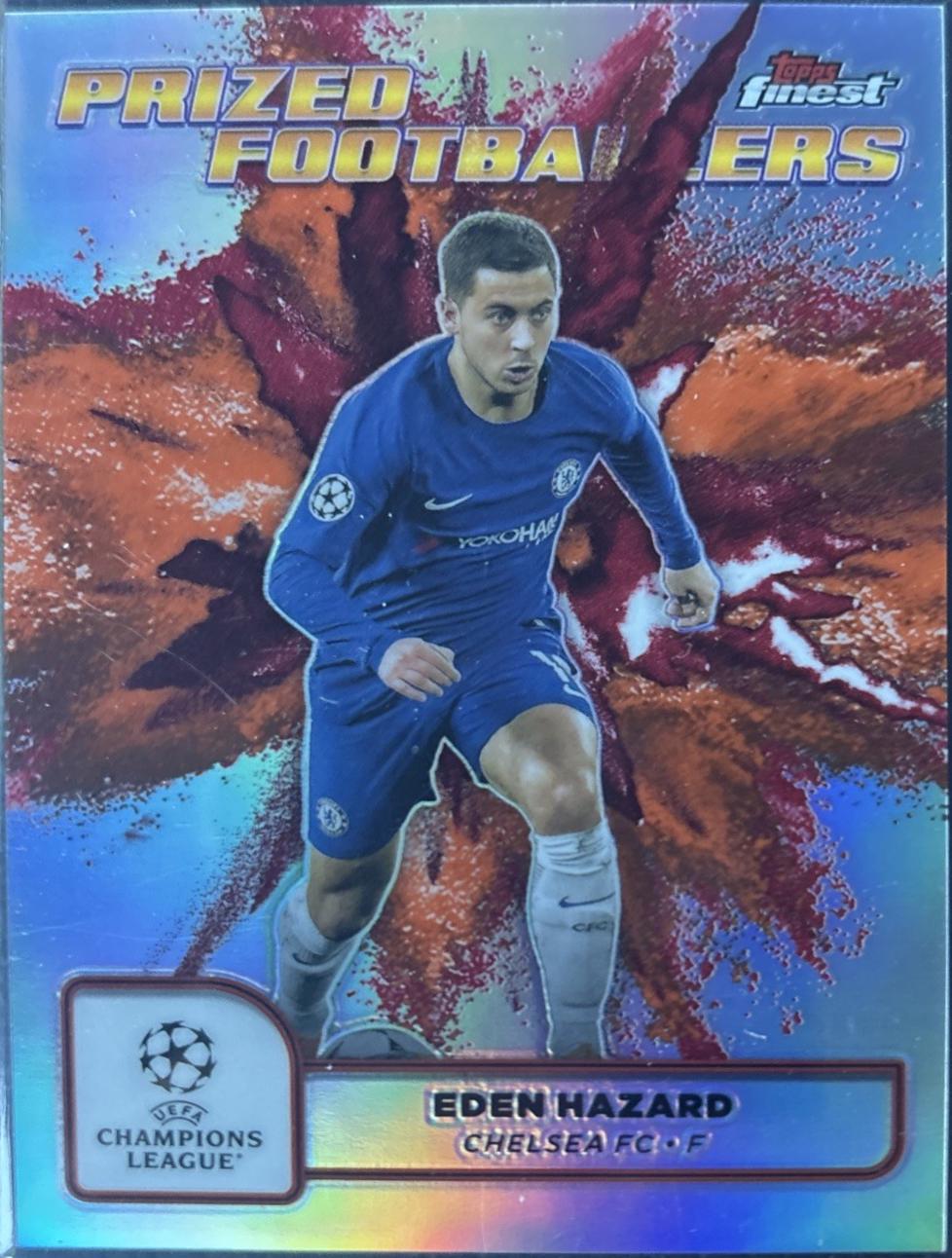 Eden Hazard [Orange Red Refractor Fusion Variation] #PFF-18