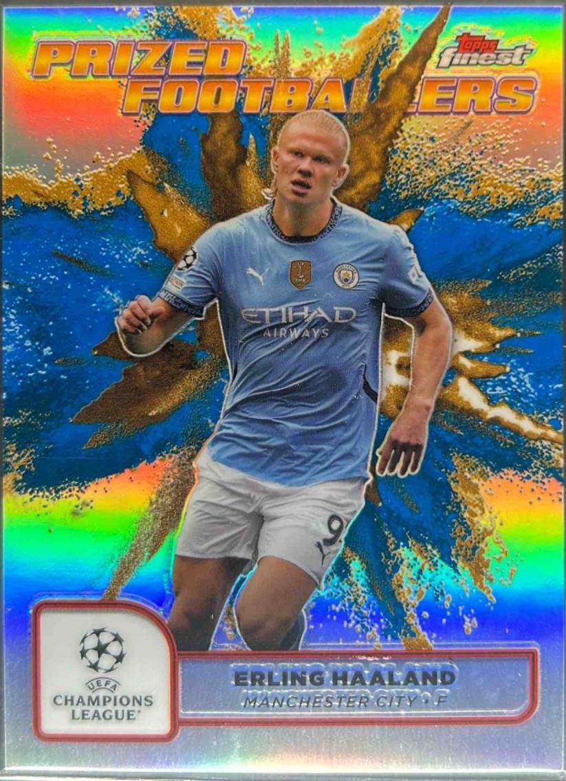 Erling Haaland [Blue Gold Refractor Fusion Variation] #PFF-22